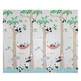 Covoras de joaca termic, animalute, 180 x 200 x 1 cm, pliabil, doua fete, protectie impotriva loviturilor